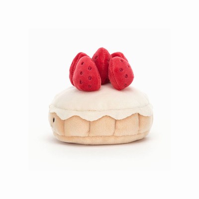 Jellycat Pretty Patisserie Tarte Aux Fraises | UXWG-65397